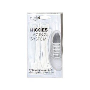 Hickies Inc H2 14 Pack‎ Shoe Laces White New